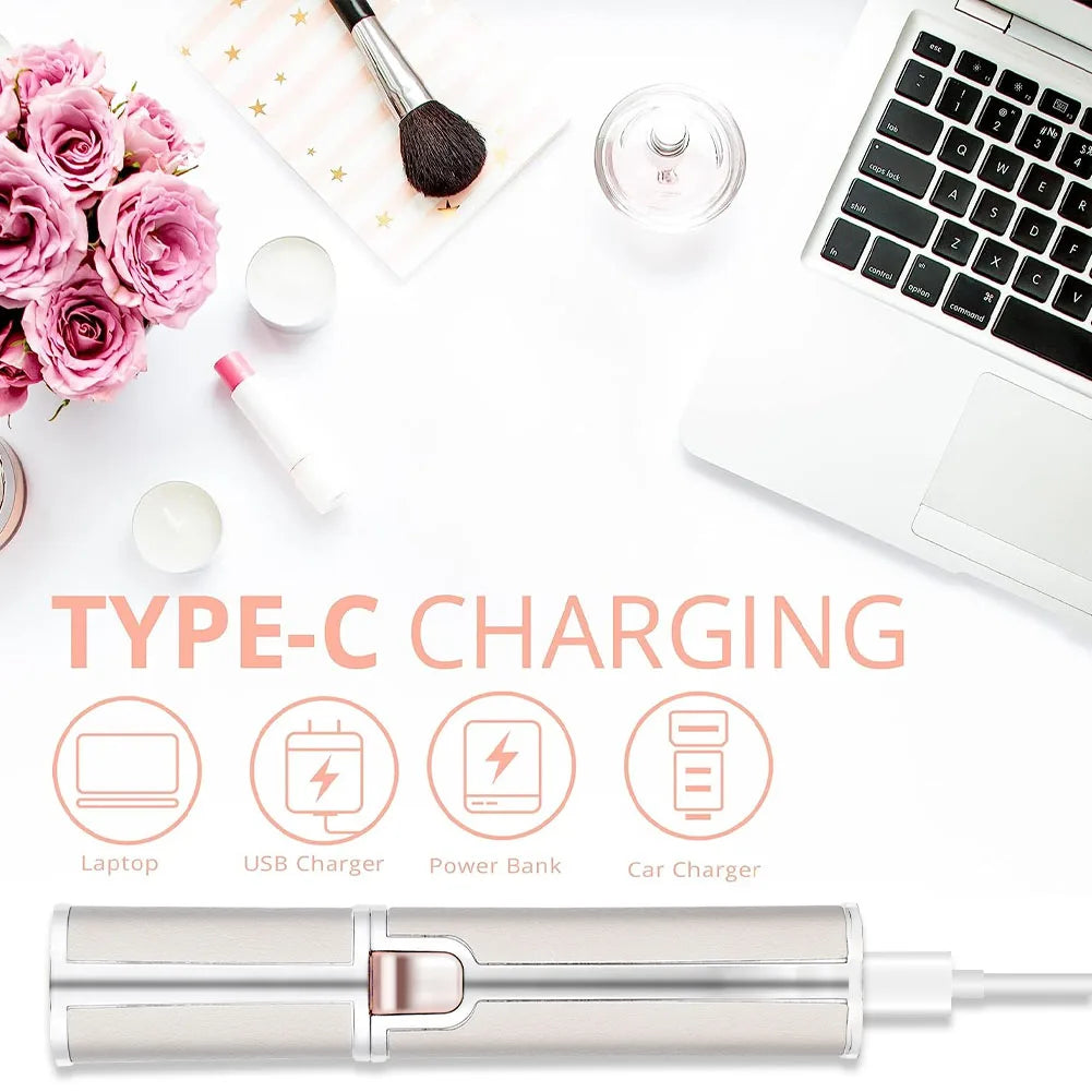2-in-1 Eyebrow Trimmer and Hair Removal Tool